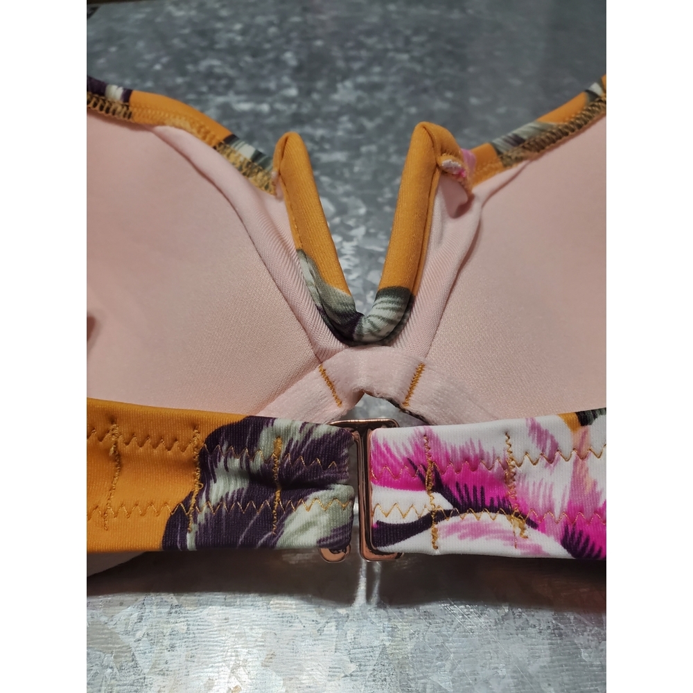 34C Bikini Top, Shade & Shore, Burnt Yellow - Picture 4 of 7